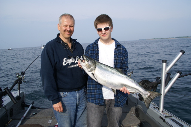 Father and son Salmon trip